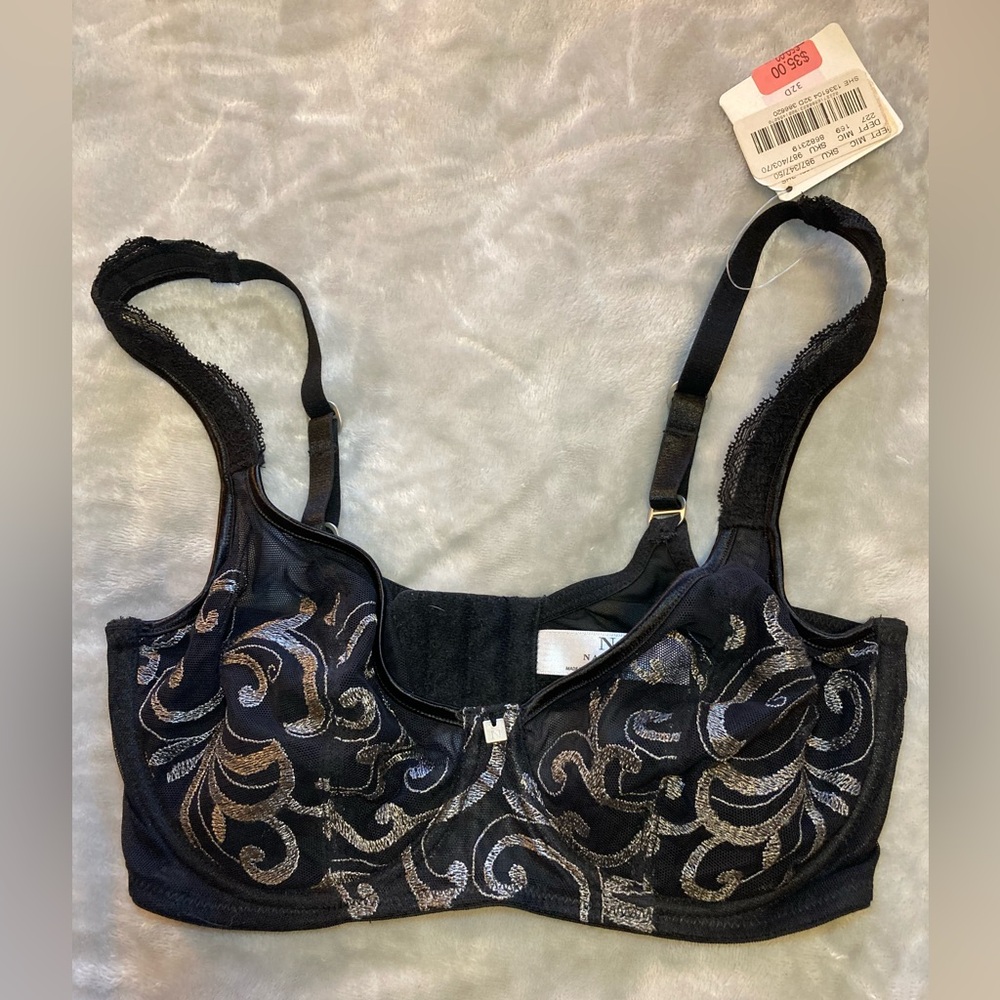 Natori Black, White, and Orange Bra Set - Picture 10 of 15